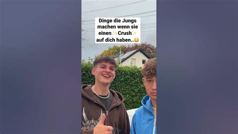 einen crush haben